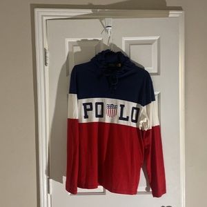 Polo Ralph Lauren sweatshirt, it’s still brand new and fits cozy (very thin)